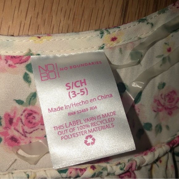 NWT Pink floral scrunch dress- size Small - Picture 8 of 11